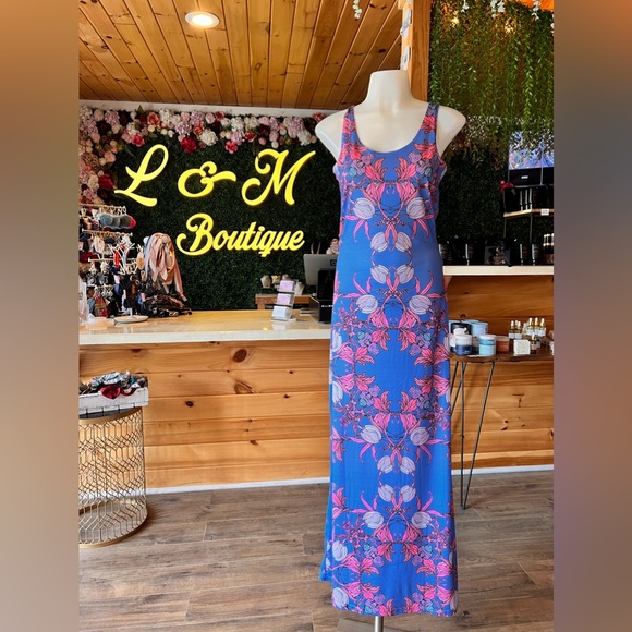 Nuvula Purple Crocus Maxi Dress - Picture 2 of 9